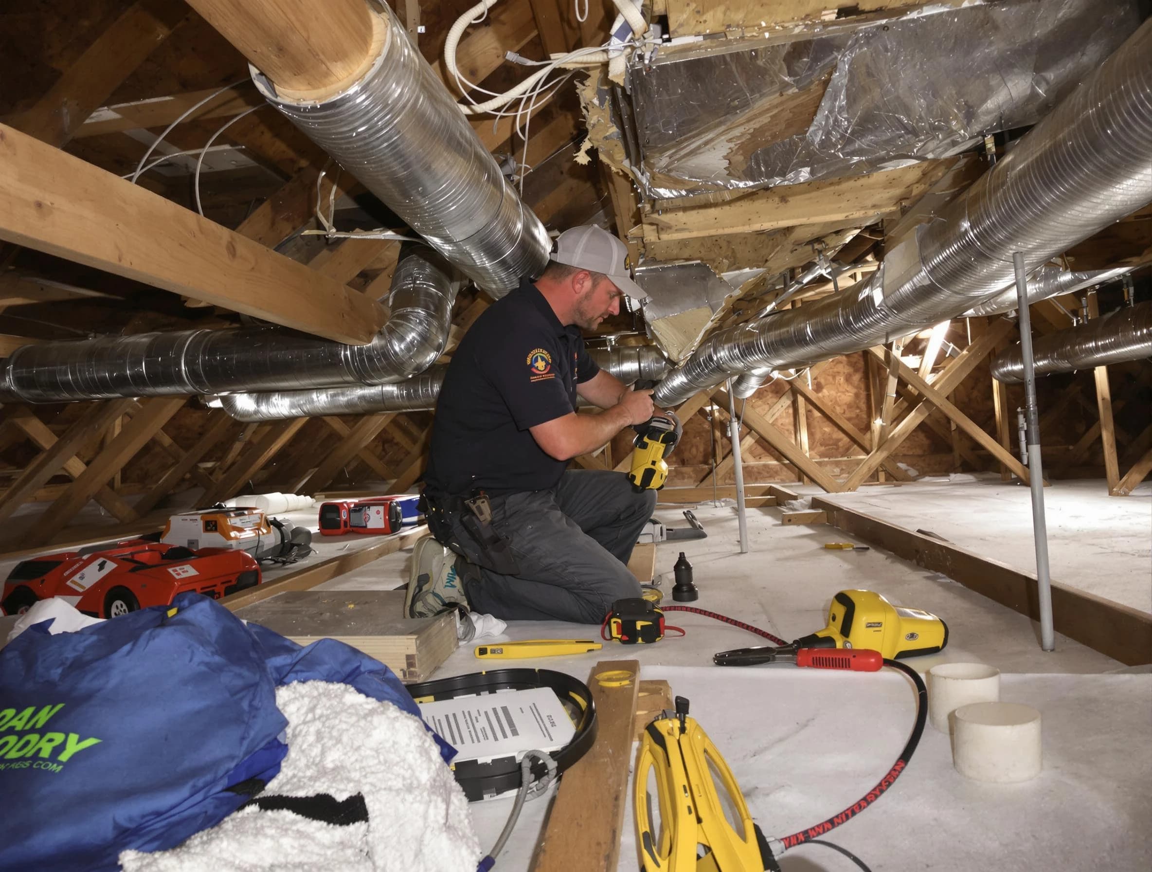 Professional air duct repair by Jeannette Air Duct Cleaning in Jeannette