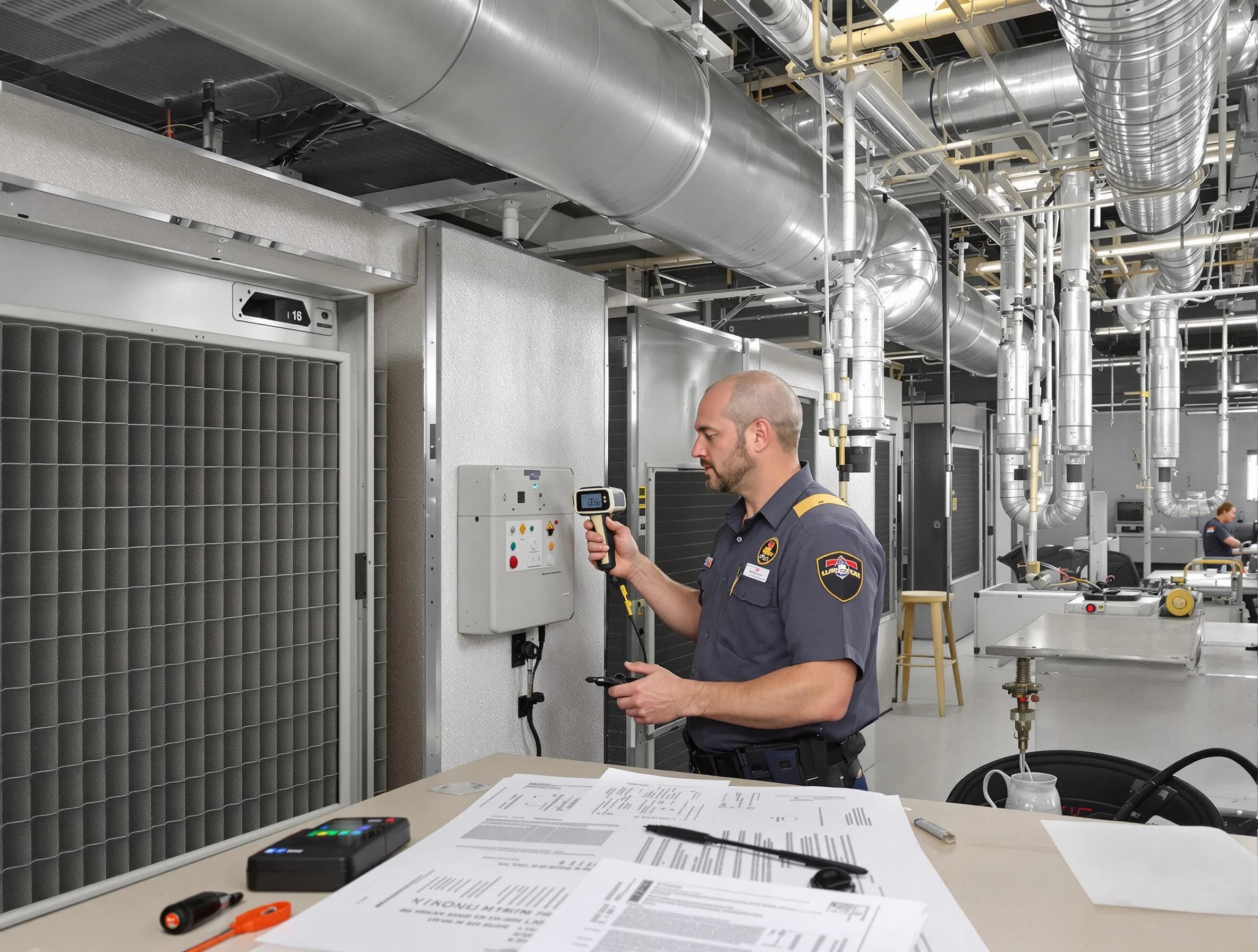 Professional filter system inspection by Jeannette Air Duct Cleaning in Jeannette