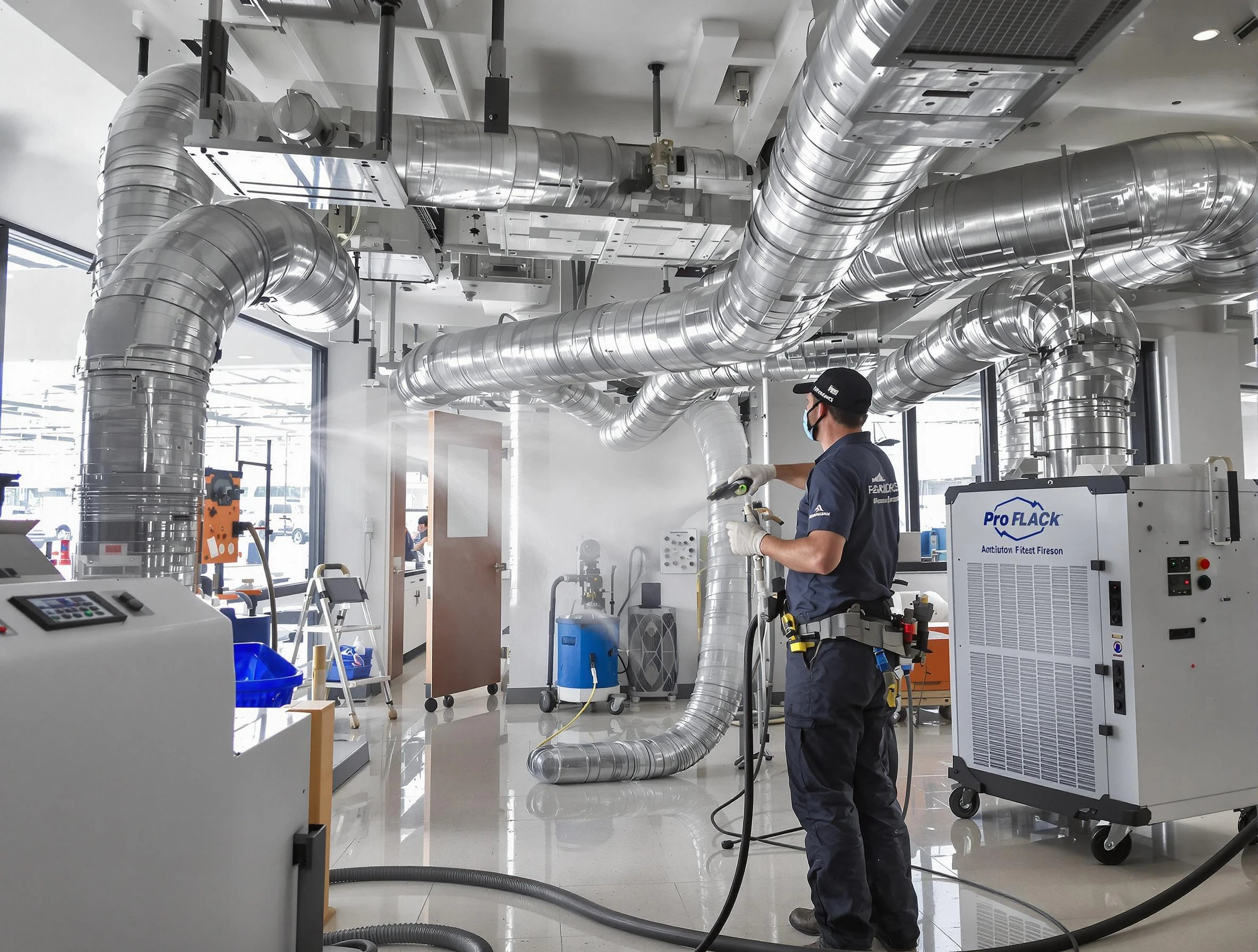 Negative Pressure Air Duct Cleaning in Jeannette