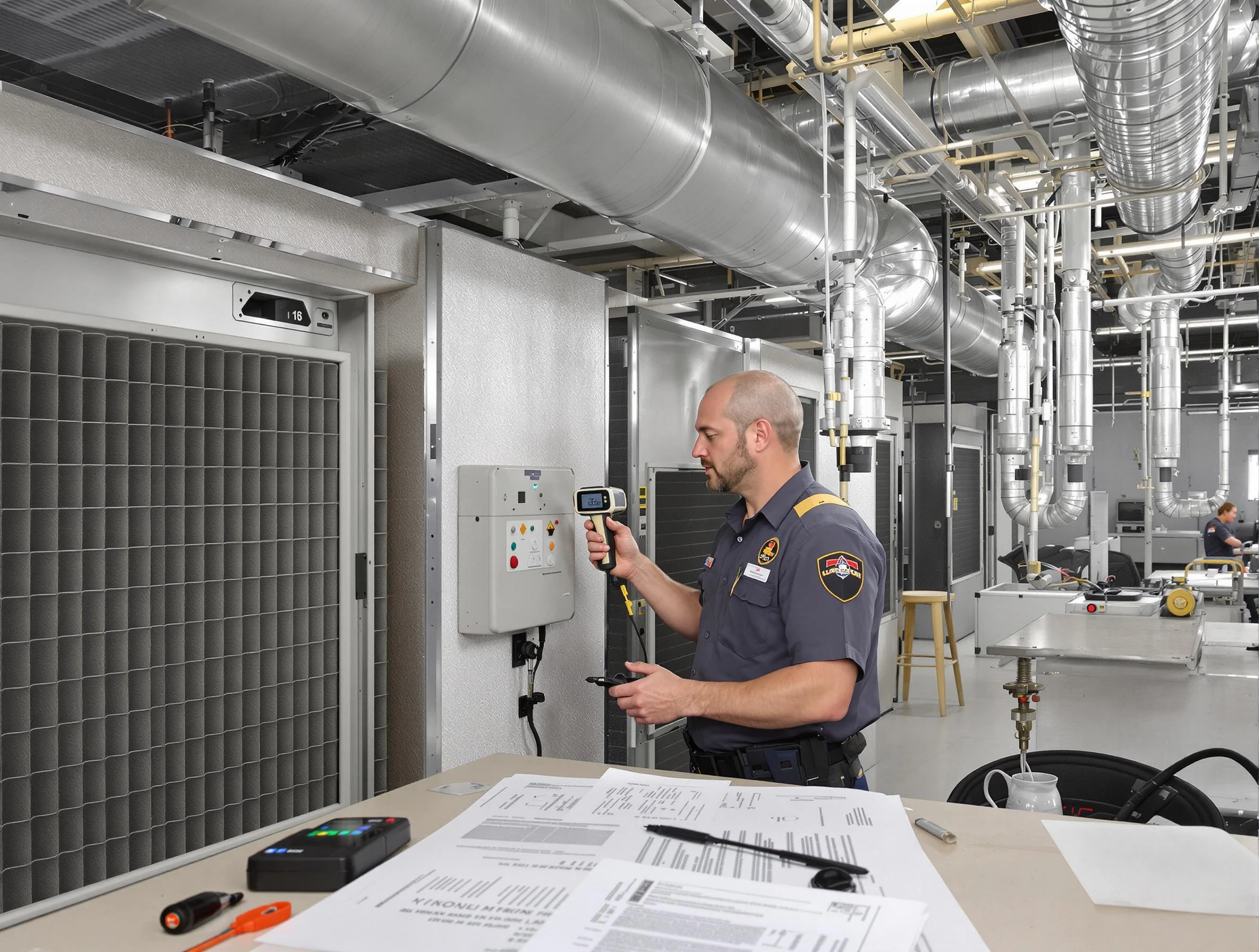 Professional filter system inspection by Jeannette Air Duct Cleaning in Jeannette